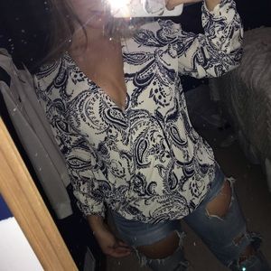Flowy Wrap shirt
